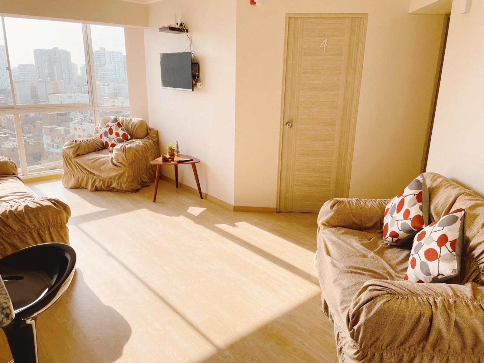 Hermosa Habitacion Privada En Edificio De Estreno Frente Al Metro Lima Exterior photo